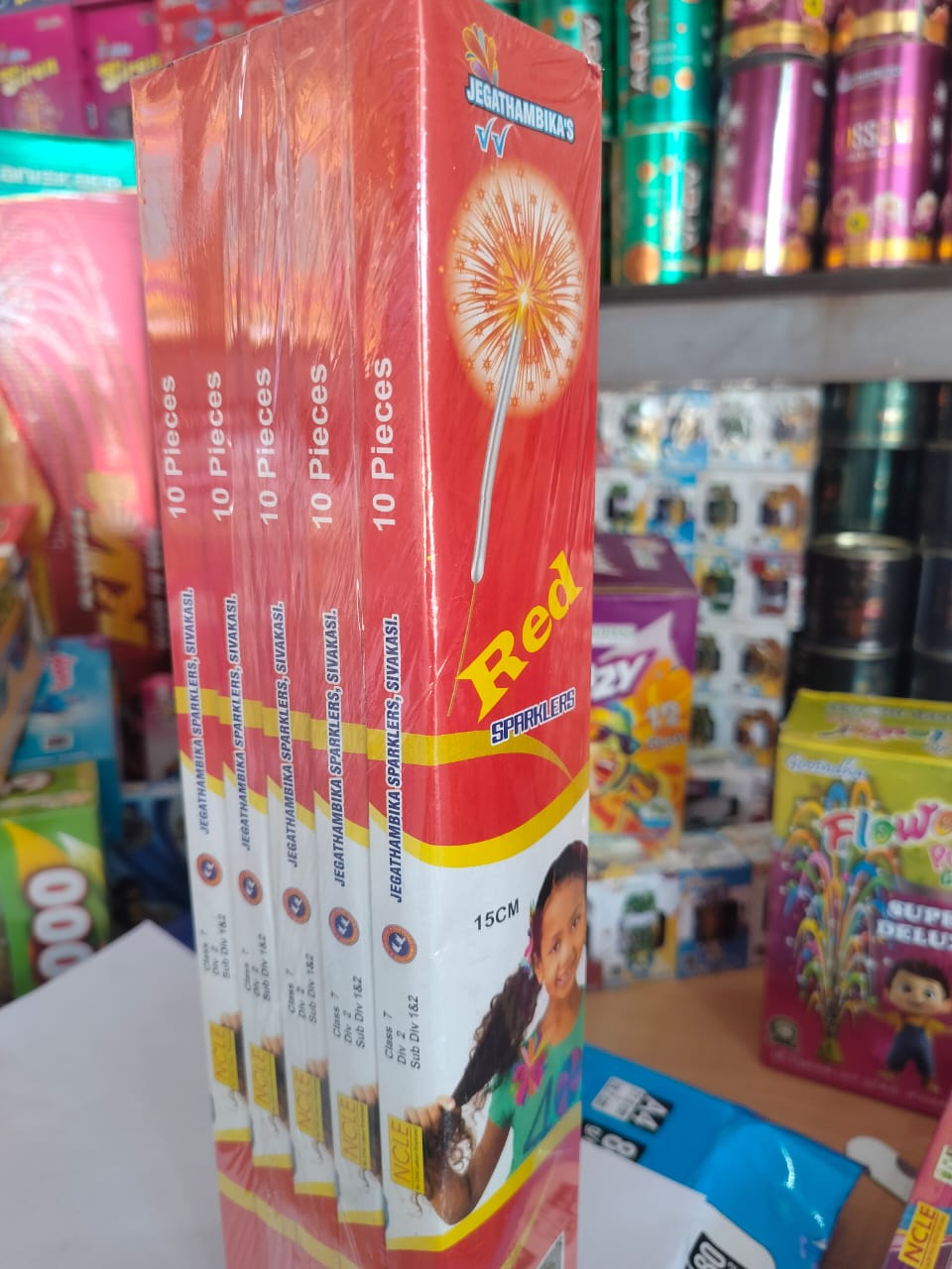 15 Cm Red Sparklers